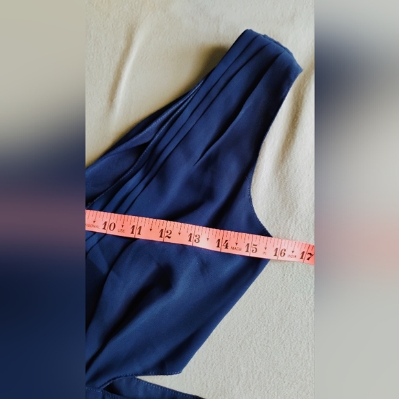 ASOS BLUE CUTOUT DRESS sz small - Picture 6 of 11